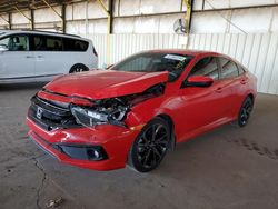 Salvage cars for sale from Copart Phoenix, AZ: 2021 Honda Civic Sport