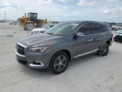 Salvage cars for sale at Arcadia, FL auction: 2019 Infiniti QX60 Luxe