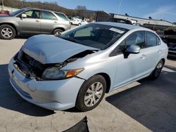 Salvage cars for sale from Copart Lebanon, TN: 2012 Honda Civic LX