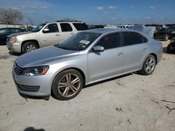 Salvage cars for sale from Copart Haslet, TX: 2014 Volkswagen Passat SE