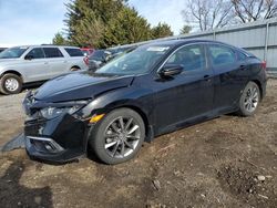 Salvage cars for sale from Copart Finksburg, MD: 2019 Honda Civic EX