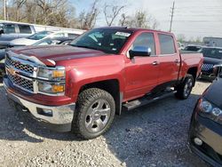 Chevrolet Silverado k1500 lt Vehiculos salvage en venta: 2015 Chevrolet Silverado K1500 LT