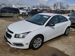 Salvage cars for sale at auction: 2015 Chevrolet Cruze LS
