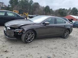 Salvage cars for sale at Mendon, MA auction: 2018 Mazda 6 Touring