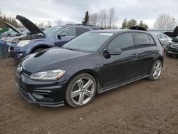 Salvage cars for sale from Copart Bowmanville, ON: 2018 Volkswagen Golf R