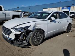 Vehiculos salvage en venta de Copart Woodhaven, MI: 2021 Hyundai Sonata Hybrid