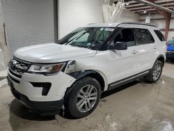 Salvage cars for sale from Copart Leroy, NY: 2018 Ford Explorer XLT