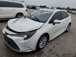 Salvage cars for sale from Copart Grand Prairie, TX: 2020 Toyota Corolla LE