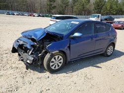 Salvage cars for sale at Gainesville, GA auction: 2015 Hyundai Accent GS