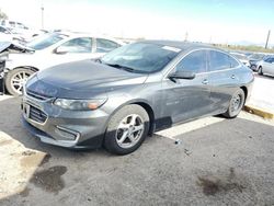 Chevrolet Malibu LS salvage cars for sale: 2017 Chevrolet Malibu LS