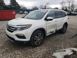 Salvage cars for sale from Copart Madisonville, TN: 2016 Honda Pilot Touring