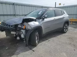 Salvage cars for sale at Dyer, IN auction: 2019 Jeep Compass Limited