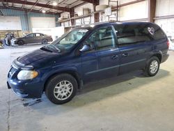 Salvage cars for sale at Eldridge, IA auction: 2002 Dodge Grand Caravan Sport