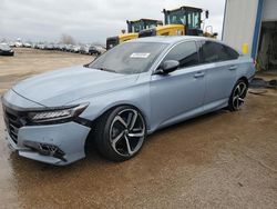 Salvage cars for sale at Elgin, IL auction: 2021 Honda Accord Sport