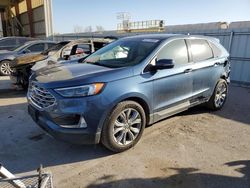 Salvage cars for sale from Copart Kansas City, KS: 2019 Ford Edge Titanium