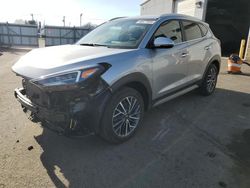 Salvage cars for sale at New Britain, CT auction: 2021 Hyundai Tucson Limited
