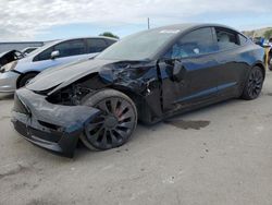 Salvage cars for sale from Copart Orlando, FL: 2021 Tesla Model 3