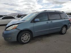 Salvage cars for sale at Las Vegas, NV auction: 2008 Toyota Sienna XLE