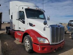 Salvage trucks for sale at Amarillo, TX auction: 2015 Peterbilt 579