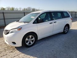 Salvage cars for sale from Copart New Braunfels, TX: 2016 Toyota Sienna