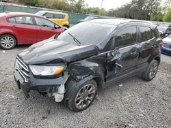 Salvage cars for sale from Copart Riverview, FL: 2019 Ford Ecosport Titanium