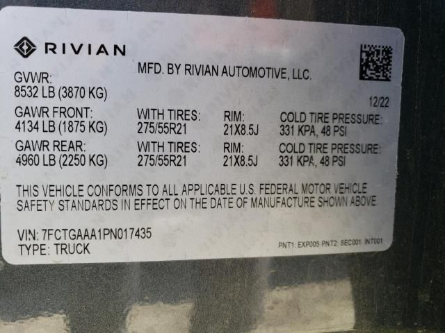 2023 Rivian R1T Adventure