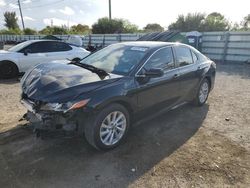 Salvage cars for sale from Copart Miami, FL: 2022 Toyota Camry LE