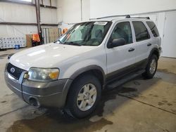 Ford salvage cars for sale: 2006 Ford Escape XLT