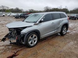 Toyota Highlander Limited salvage cars for sale: 2018 Toyota Highlander Limited