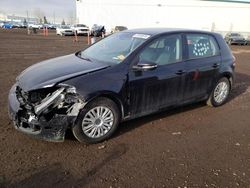 Salvage cars for sale from Copart Rocky View County, AB: 2012 Volkswagen Golf