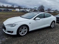 Salvage cars for sale at Hillsborough, NJ auction: 2015 Tesla Model S