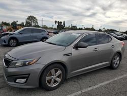 Salvage cars for sale from Copart Van Nuys, CA: 2015 KIA Optima LX