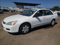 Honda Accord LX salvage cars for sale: 2006 Honda Accord LX