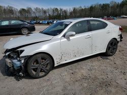 Salvage cars for sale from Copart Charles City, VA: 2011 Lexus IS 250
