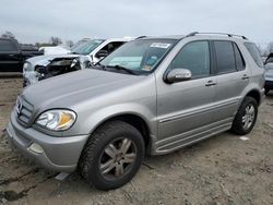 Salvage cars for sale from Copart Hillsborough, NJ: 2005 Mercedes-Benz ML 350