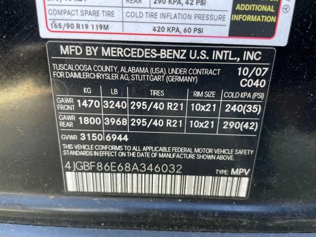 2008 Mercedes-Benz GL 550 4matic