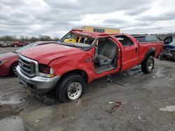 Salvage cars for sale at Cahokia Heights, IL auction: 2004 Ford F350 SRW Super Duty