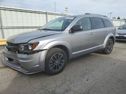 Dodge Journey SE salvage cars for sale: 2017 Dodge Journey SE