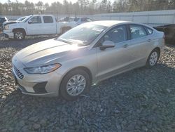 Salvage cars for sale at Windham, ME auction: 2019 Ford Fusion S