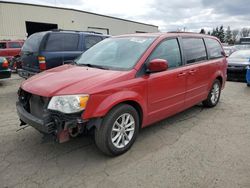 Salvage cars for sale at Woodburn, OR auction: 2013 Dodge Grand Caravan SXT