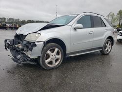 Salvage cars for sale from Copart Dunn, NC: 2008 Mercedes-Benz ML 320 CDI