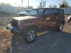 Salvage cars for sale from Copart Oklahoma City, OK: 2009 Jeep Wrangler Unlimited Sahara