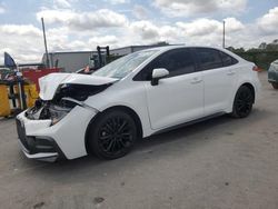 Salvage cars for sale from Copart Orlando, FL: 2022 Toyota Corolla SE