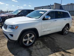 Salvage cars for sale from Copart Woodhaven, MI: 2016 Jeep Grand Cherokee Limited