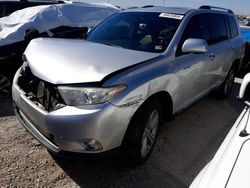 Salvage cars for sale at Las Vegas, NV auction: 2013 Toyota Highlander Limited