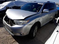 Toyota Highlander salvage cars for sale: 2013 Toyota Highlander Limited