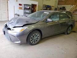 Salvage cars for sale at Ham Lake, MN auction: 2016 Toyota Camry LE