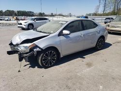 Salvage cars for sale from Copart Dunn, NC: 2015 Toyota Corolla L