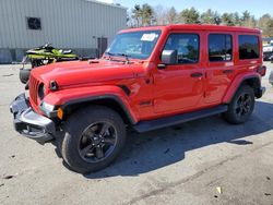 Salvage cars for sale from Copart Exeter, RI: 2021 Jeep Wrangler Unlimited Sahara