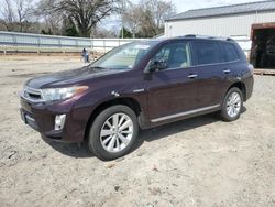 Salvage cars for sale at Chatham, VA auction: 2013 Toyota Highlander Hybrid Limited